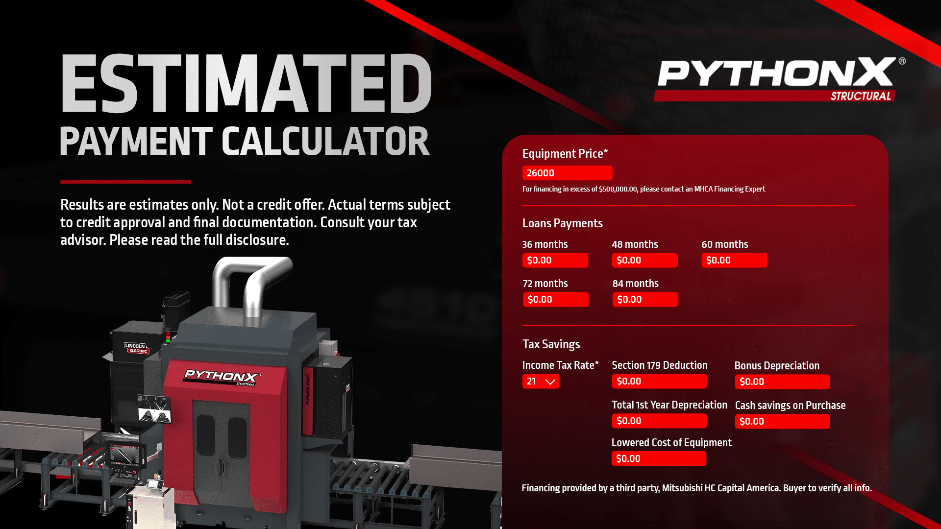 Estimated Payment Calculator